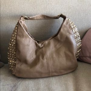 Romy Gold Leather Tote